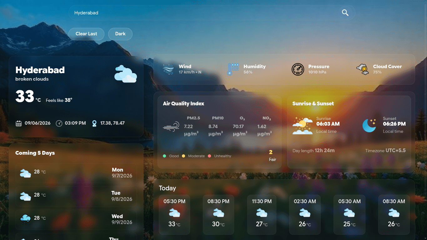 LiveWeatherWatch preview